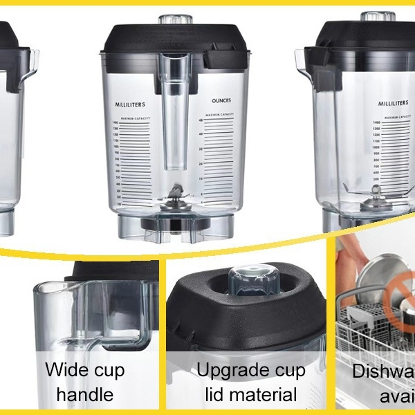 Vargest Vitamix-kompatibilis csereüveg háztartási turmixhoz