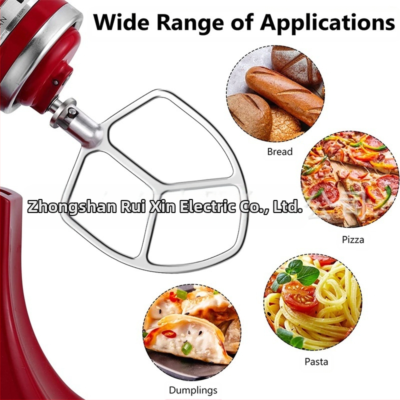 Nerezová kovová miešacia lopatka pre KitchenAid 5KSM5THFBSS, 4,8 L, príslušenstvo ku kuchynskému mixéru
