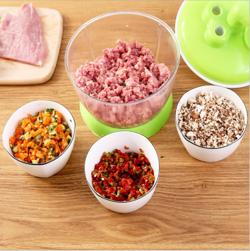 Daugiafunkcinis daržovių pjaustytuvas, rankinis malūnėlis mėsai, Penghui virtuvės įrankis, šiuolaikinis ir paprastas dizainas