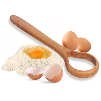 Ξύλινο χτυπητήρι αυγών – Lingxuan, μοντέρνος απλός σχεδιασμός, ξύλινη κατασκευή, κατάλληλο για ζύμη γλυκών και κέικ