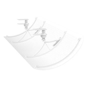 Centrinio oro kondicionieriaus biuro oro srauto deflektorius, plastikas, prekinis ženklas Holy Star Leigh, modelis FT-2023-11, oro kondicionavimo priedai, paprasta ir šiuolaikiška išvaizda