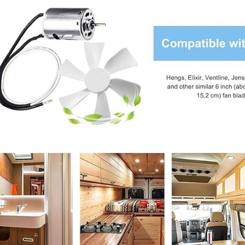 RV вентилационен вентилатор за подмяна – марка Add virtue, модел 1, подходящ за всички модели, съвместим с всички модели, материал: пластмаса