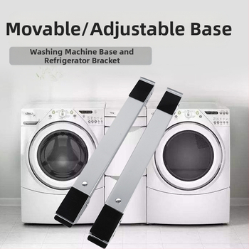 Universali bazė skalbimo mašinai ir šaldytuvui, plieninė konstrukcija, atspari rūdims, neslysta, reguliuojama ir judama, nereikia įrengimo