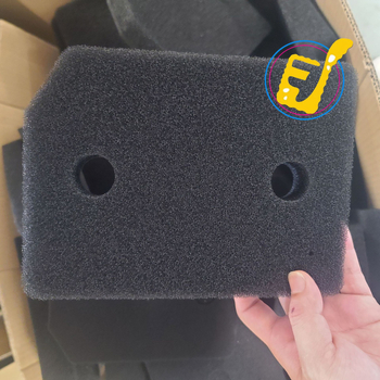 Двуслойна композитна филтър-гъба за перални машини, марка Jufu, PU материал, плътност 28×30, модел 9164761, с печат