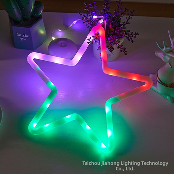 LED žvaigždės formos naktinė lempa su siurbtuku, maitinama baterijų dėže, 4,5 V, 3000 lm, IP42, tarnavimo laikas 50 000 h, kilmė Taizhou, Zhejiang