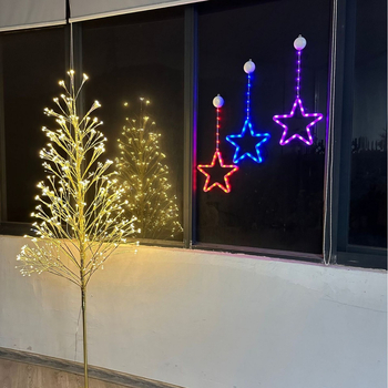 LED žvaigždės formos naktinė lempa su siurbtuku, maitinama baterijų dėže, 4,5 V, 3000 lm, IP42, tarnavimo laikas 50 000 h, kilmė Taizhou, Zhejiang