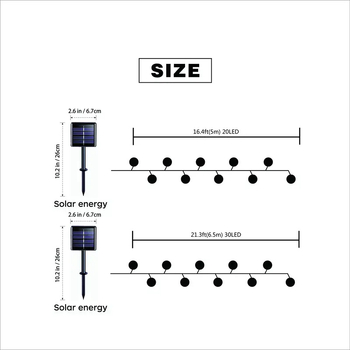 LED светлинна верига с Мороканска топка, ковано желязо, E14 капак, IP44, 36 lm, 6000 ч