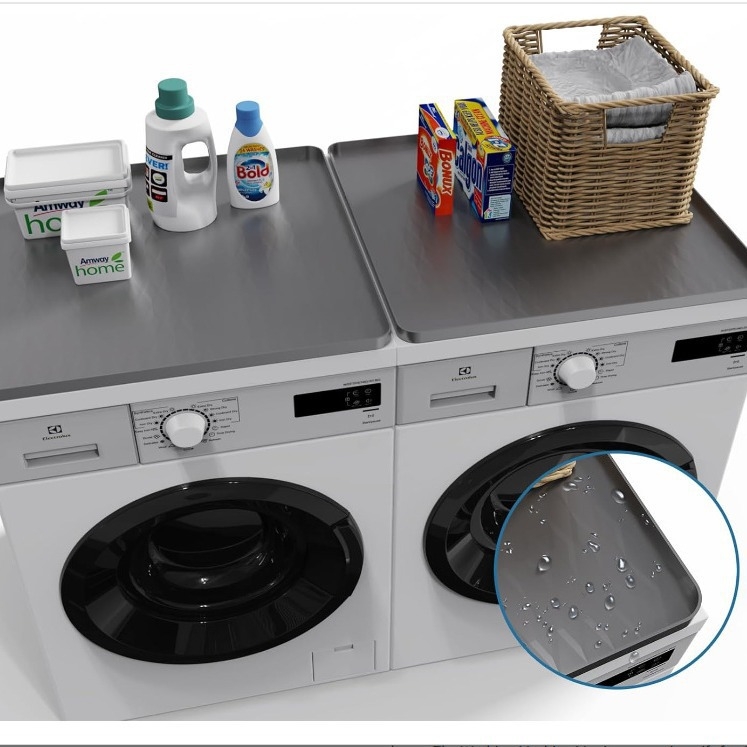 Szilikonból készült mosógép felső párna – csúszásmentes, vízálló és porvédő, tároló alátét konyhának és fürdőszobának