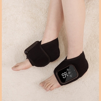 Elektromos melegítő bokaortézis forró kompresszióval és rezgő masszázzsal a rándulás felépüléséhez