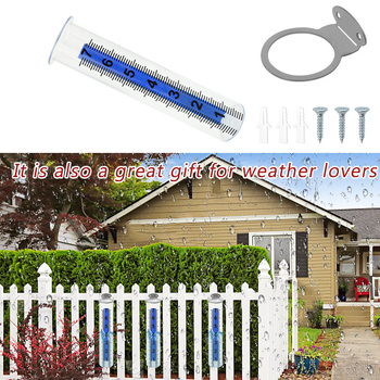 Išorinis lietaus matuoklis kiemui ir sodui, plastikinis; skalės diapazonas 7; vandens talpa 7; svoris 200 g