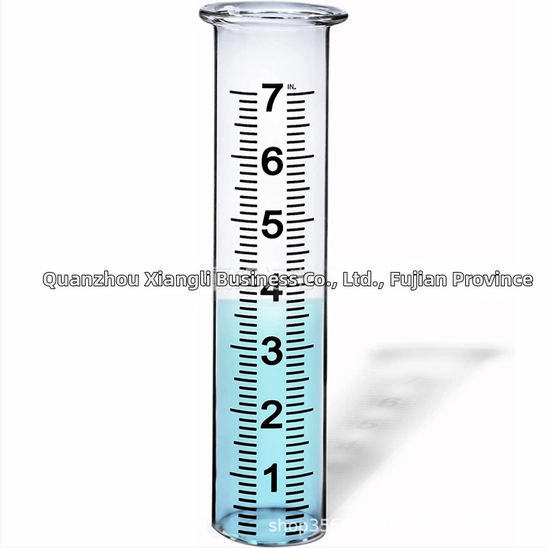 Железен дъждомер за външна употреба в градината, измервателна тръба за дъжд, Xiang Li Ji