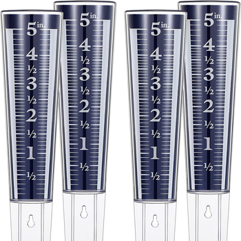 Μετρητής βροχής κήπου - Πλαστικός, εξωτερική μέτρηση βροχής, διακοσμητικό κήπου