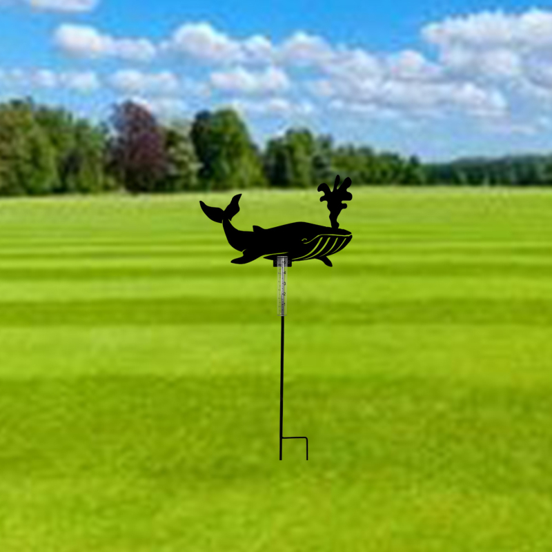 Чугунен кит дъждомер – Reno марка, за градина и двор