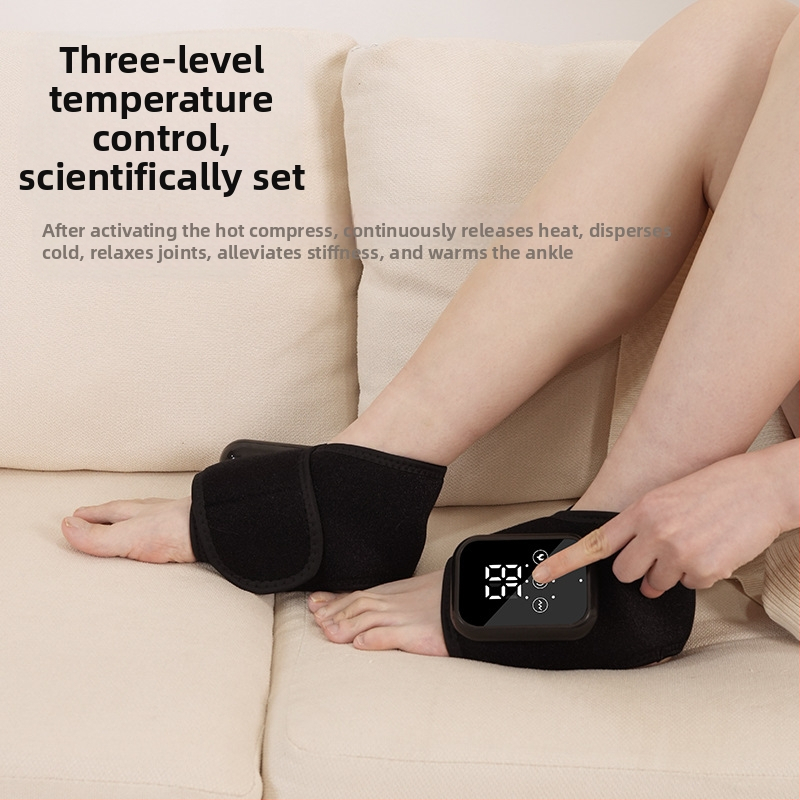 Bokamasszázs készülék elektromos fűtéssel és meleg kompresszióval, pamut kivitelben, ízületi kezelésre