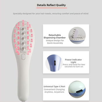 Songsheng KY103 belaidis galvos masažuoklis su vibracijomis, baterijomis maitinamas, pirmasis režimas