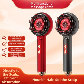 Масажна гребенка за грижа на косата, модел H-G01, регулярен и микротоков версия, трети режим, подходяща за мъже, жени и възрастни