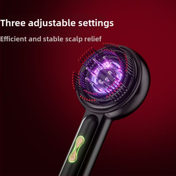 Масажна гребенка за грижа на косата, модел H-G01, регулярен и микротоков версия, трети режим, подходяща за мъже, жени и възрастни