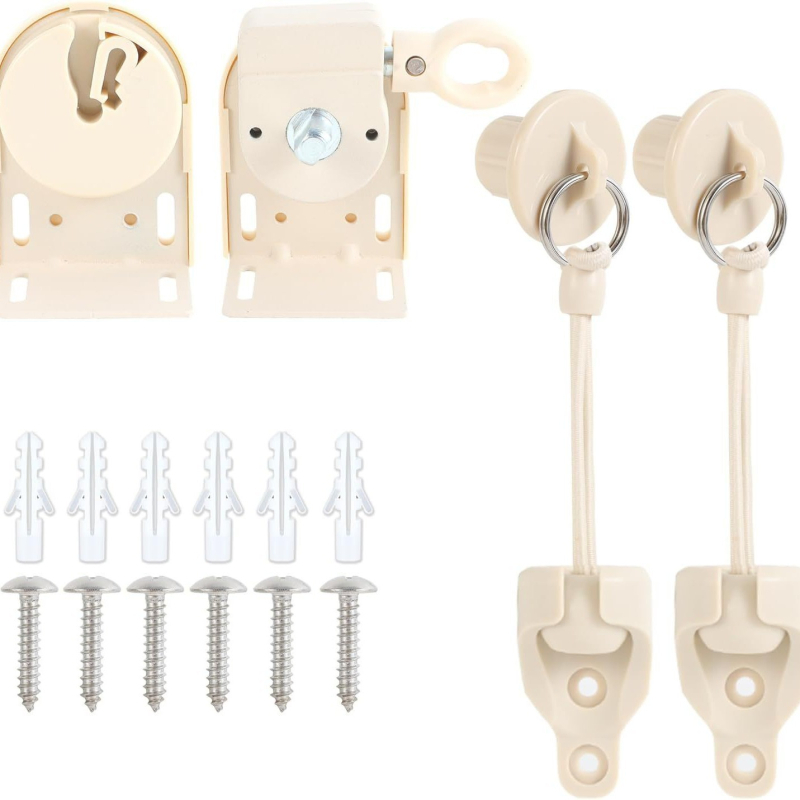 Išorinis galvų rinkinys su vėjo atspariosiomis kamuoliukais universaliosioms ruloninėms užuolaidoms ir pavėjinėms skydams - Medžiaga: plastikas; Prekės ženklas: Hai Yiming; Stilius: modernus minimalistinis; Suderinamas su visų tipų užuolaidomis