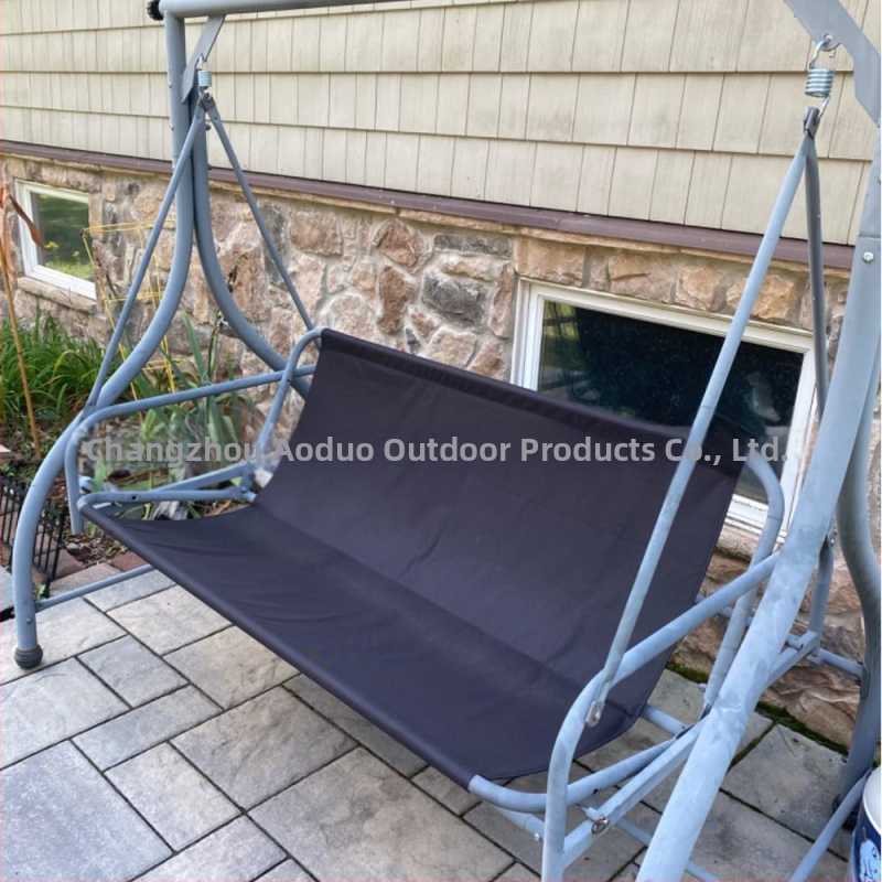 Āra šūpoles sēdvietas vāciņš — Oxford audums, ūdensizturīgs un putekļu izturīgs, paplašināms atvērums, iepakojums: PE maisiņš + uzglabāšanas soma, pielāgošana pieejama