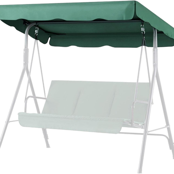 Kültéri terasz hintaszék napvédő tető — Oxford anyag, vízálló, UV-védelem, porvédelmi, egyszerű stílus, Hui Feng