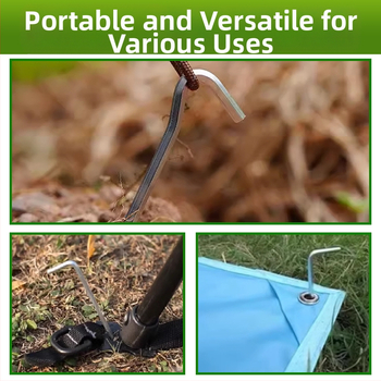 Πείροι εδάφους από ανοξείδωτο χάλυβα σε μορφή επτά για γεωργία, μάρκα Zhan di