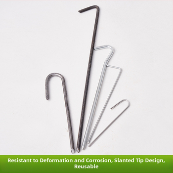 Πείροι εδάφους από ανοξείδωτο χάλυβα σε μορφή επτά για γεωργία, μάρκα Zhan di