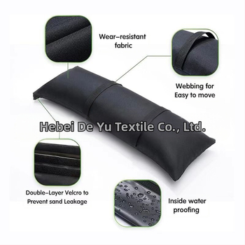 Palapinės smėlio maišas – atsparus oro sąlygoms, lauko stiliui, fiksavimo svoris, Oxford audinys, tinkamas saulės skydeliui ir terasos baldams