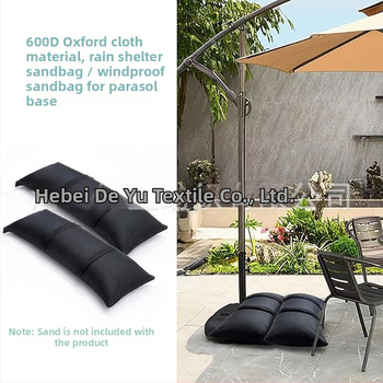 Palapinės smėlio maišas – atsparus oro sąlygoms, lauko stiliui, fiksavimo svoris, Oxford audinys, tinkamas saulės skydeliui ir terasos baldams