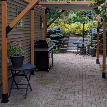 Βαρύς γωνιακός στηριγμα περγολάδας 45° – χάλυβας άνθρακα, επίστρωση με πούδρα, μοντέλο 432432, κατάλληλο για κήπους, γκαράζ, ξύλινα σπιτάκια, αίθρια, αυλές