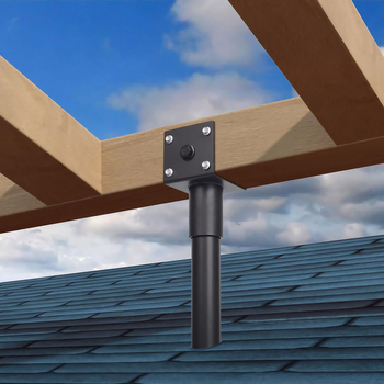 Μεταλλικός εξωτερικός υποστηρικτικός βραχίονας πέργκολας, μάρκα Y.c, μοντέλο Holder, κωδικός 164623, κατάλληλο για εξωτερικούς χώρους, στυλ μοντέρνος μινιμαλισμός, μεταλλικά έργα τέχνης