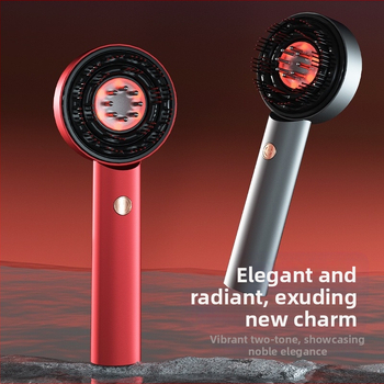 DQ-0064 Масажен уред за скалп с терапия Бянстон, червена светлина за грижа за косата, приложение на течност, 2-ри режим, универсална съвместимост, издание 2024