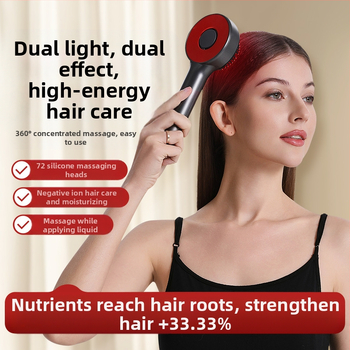 HT-s18 Електрическа масажна гребен за скалп - релаксиращ масаж и нанасяне на лекарство, общо предназначение, 5 степени, пуснат през април 2023