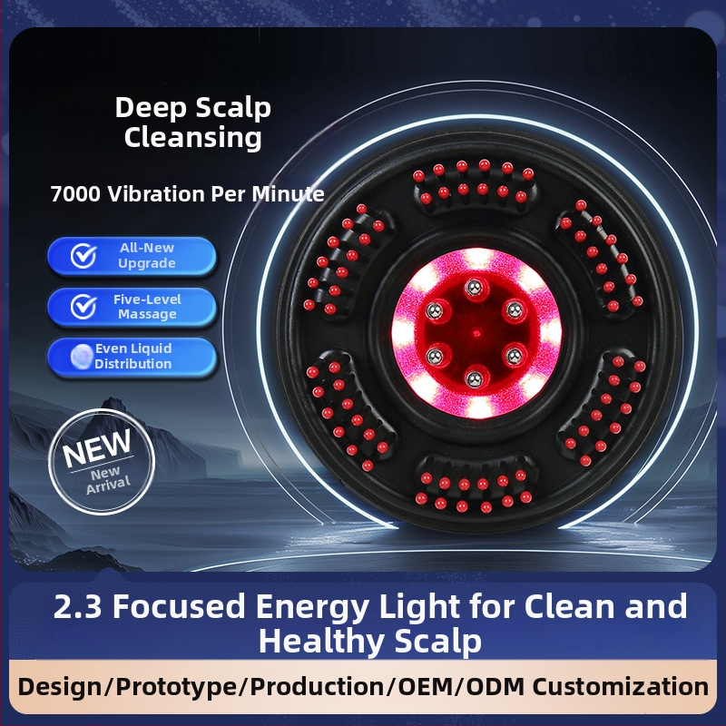 HT-s18 Електрическа масажна гребен за скалп - релаксиращ масаж и нанасяне на лекарство, общо предназначение, 5 степени, пуснат през април 2023