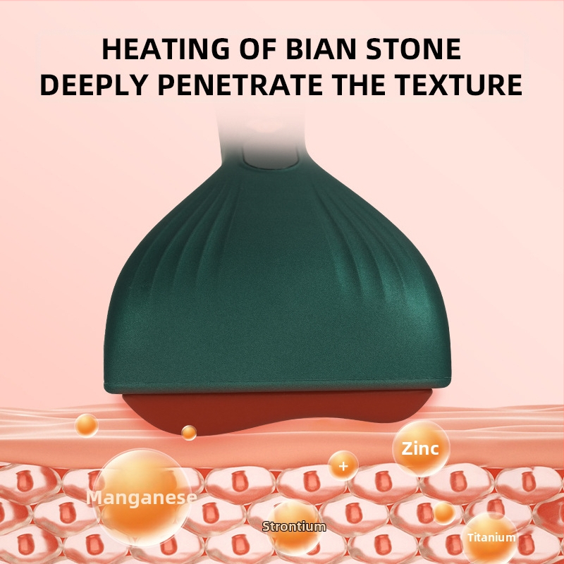 Veido pakėlimo grožio prietaisas su pečių ir kaklo šildymu, vibraciniu masažu ir meridijonų terapija | infraraudonoji fizioterapija, laikmatis, kompiuterio tipo valdymas, įkraunamas