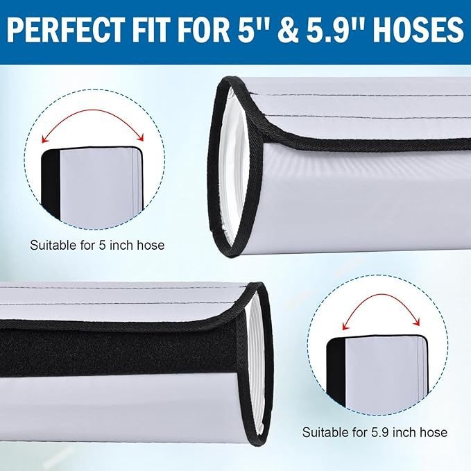 Κάλυμμα σωλήνα κλιματιστή - πολυεστερικός μονωτικός σωλήνας - φορητό - ουδέτερη μάρκα