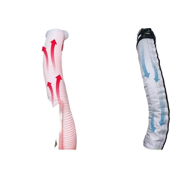 Κάλυμμα σωλήνα κλιματιστή - πολυεστερικός μονωτικός σωλήνας - φορητό - ουδέτερη μάρκα