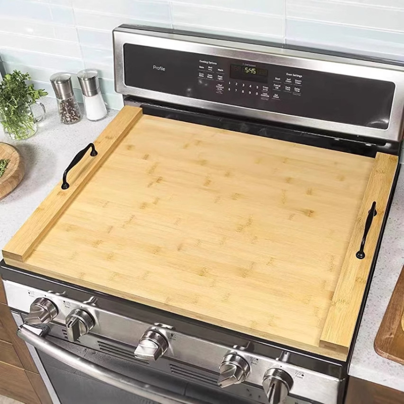 Дървена квадратна тава в скандинавски стил, едноцветен дизайн, печат на лого