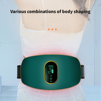 USB презареждаем нагряващ масажор за талия и корем - пълен комплект