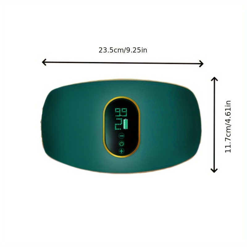 USB презареждаем нагряващ масажор за талия и корем - пълен комплект