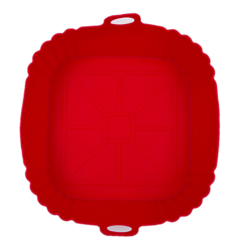 Szilikon négyszögletes sütőedény légsütőhöz, tapadásmentes felület, hőálló