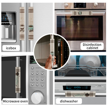 Λινά γάντια λαβών οικιακών συσκευών (ψυγείο, φούρνος και φούρνος μικροκυμάτων) – σετ 3 τεμαχίων