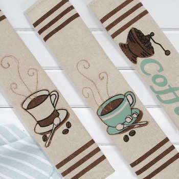 Λινά γάντια λαβών οικιακών συσκευών (ψυγείο, φούρνος και φούρνος μικροκυμάτων) – σετ 3 τεμαχίων