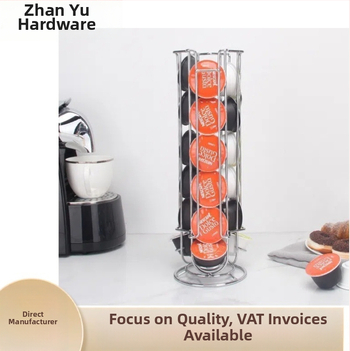 Kavos kapsulių laikymo stovas, vertikalus, daugiasluoksnis, drėgmei atsparus, kūrybinis demonstravimo laikiklis