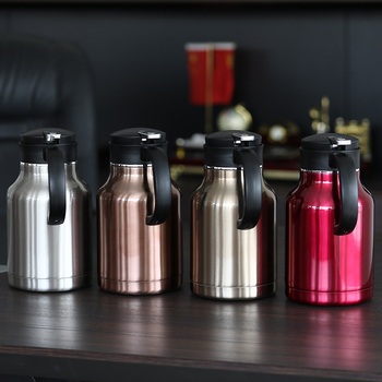 Termoso buteliukas su dideliu burnos atidarymu, vidinis 304 nerūdijančio plieno / išorinis 201 nerūdijančio plieno, vakuuminė izoliacija, logotipo spauda