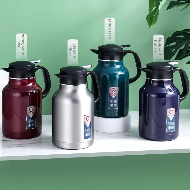 Термос бутилка с голям отвор, вътрешна 304 / външна 201 неръждаема стомана, вакуумна изолация, печат на лого