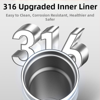 Загрявател за вода в автомобил — 316 неръждаема стомана, универсално 12V/24V, 15–100W, кипи вода