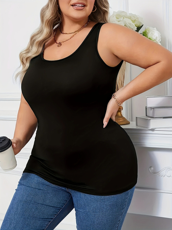 Triju topu komplekts vienkrāsaini ar apaļu kaklu, slaida silueta, Milk Silk audums, poliestera un spandeksa maisījums, vidēja garuma (65–80 cm)