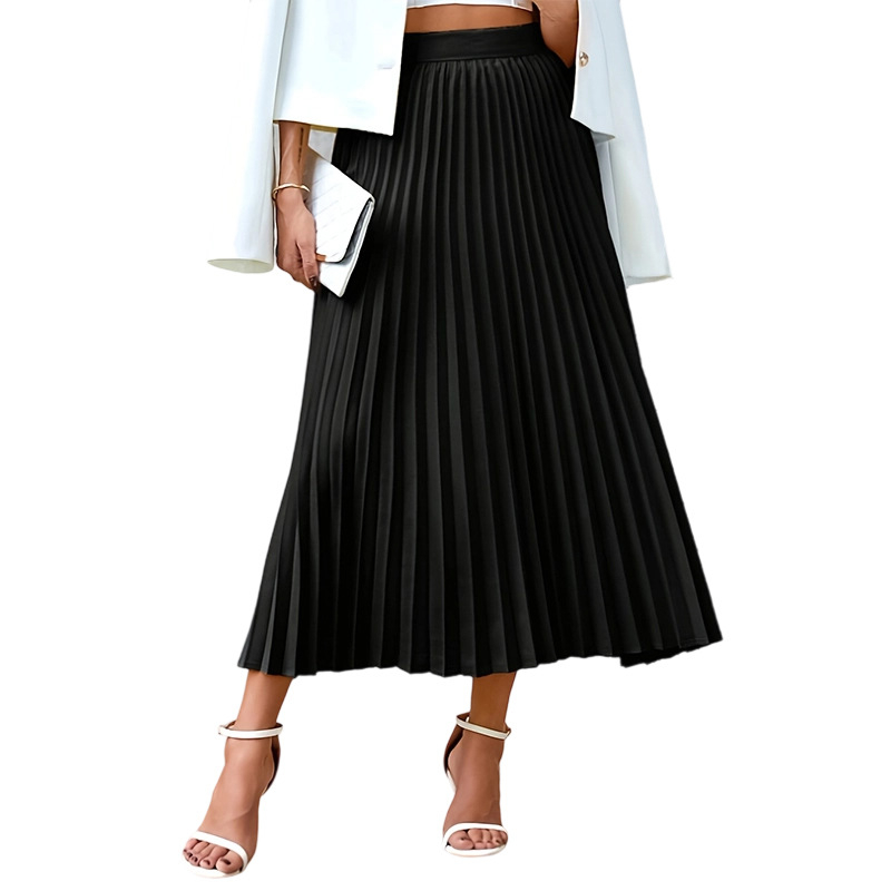 Пола чадър, дълга, полиестерна тъкан, елегантен стил, лято 2025