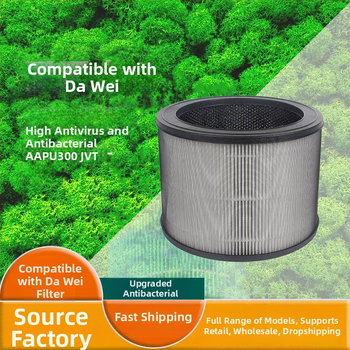 HT HuanTuo oro valymo filtras su HEPA antibakteriniu elementu ir aktyvaus angliu, suderinamas su Winix AAPU300/AAPU300-JVT