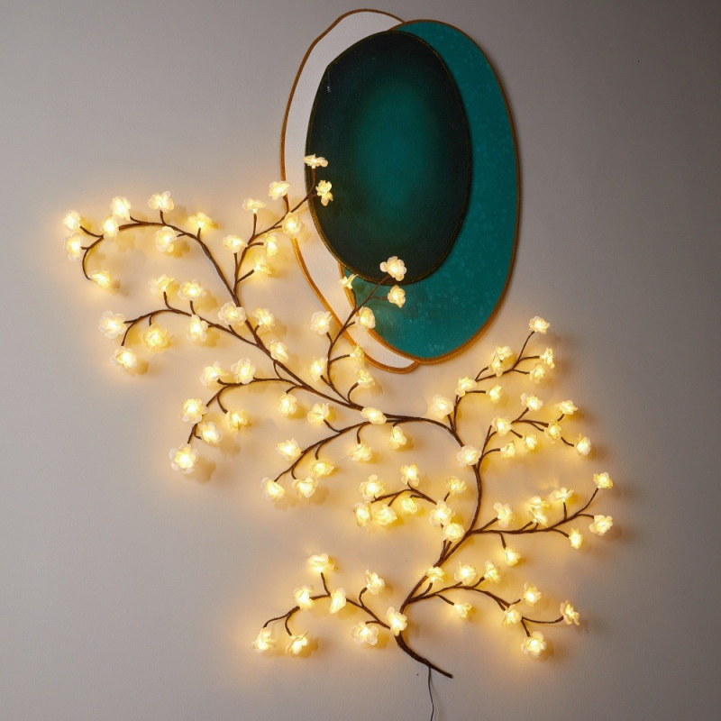 LED oksa lamp lillekujuga, sise-dekoratiivne valgustus, USB toide, 4.5W, nuppjuhtimine, kohandatav